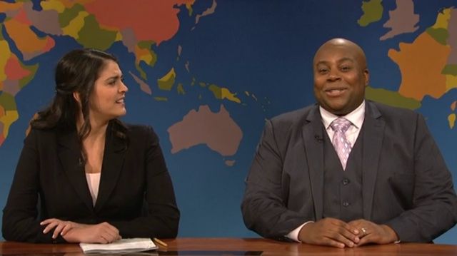 Magic Johnson appeared on Weekend Update in a cut interview.